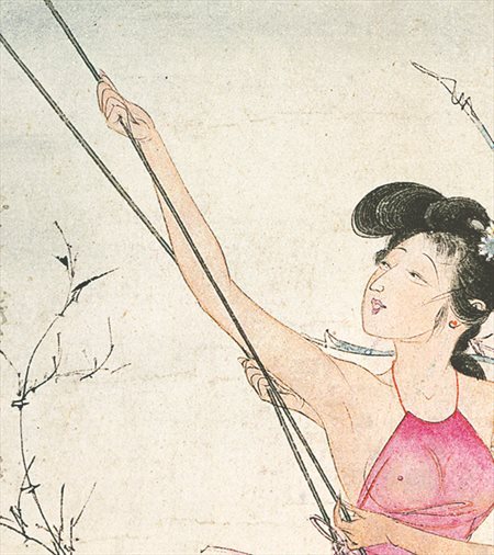 阜宁-胡也佛的仕女画和最知名的金瓶梅秘戏图
